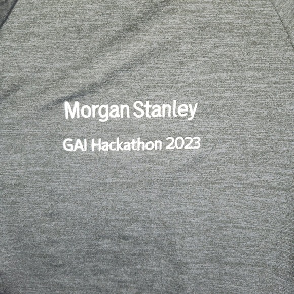 Marine Layer Weekend Sport Pullover **Morgan Stanley GAI Hackathon 2023 Logo 2XL - Picture 4 of 9